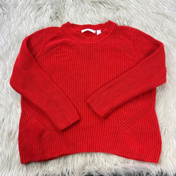 Hugo Boss Sweaters | Hugo Boss Women's Crew Pullover Sweater | Color: Red | Size: M | Pm-37753290's Closet